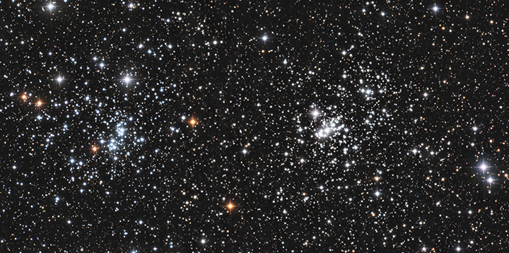 Double Cluster 4 Panel Mosaic